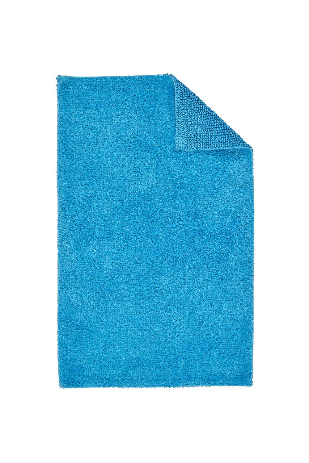 Christy - Reversible Rug Bath Mat - Cadet Blue